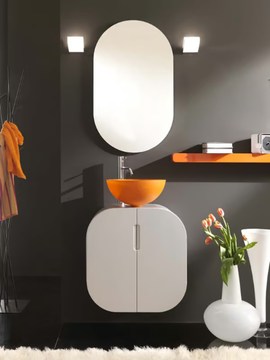 FLUX_US 11 - Wall-mounted vanity unit with doors by LASA IDEA - view 3